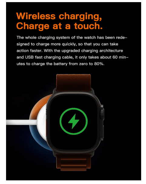 1.8" HD Smart Watch with Bluetooth Calling, Fitness Tracking & Water Resistance