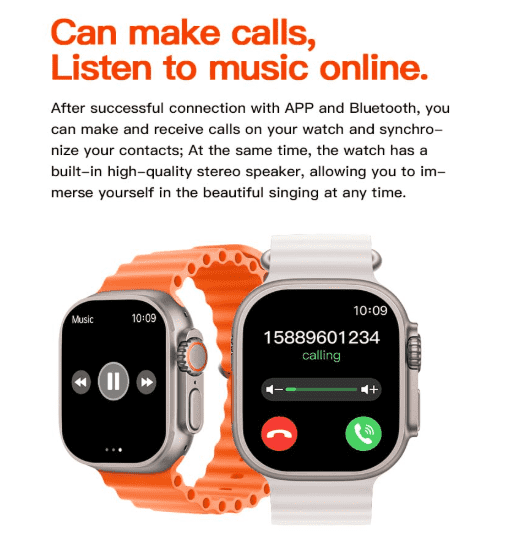 1.8" HD Smart Watch with Bluetooth Calling, Fitness Tracking & Water Resistance