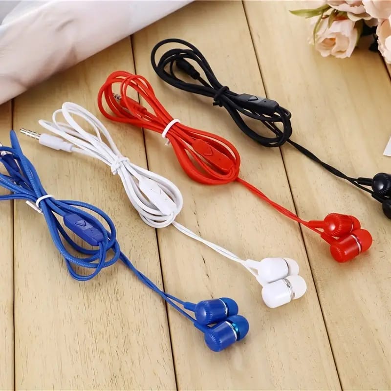 Zenphonia Wired Earphones (With Mic, Deep Bass)