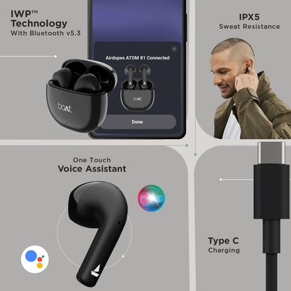 Boat Airdopes Atom 81 | TWS Earbuds