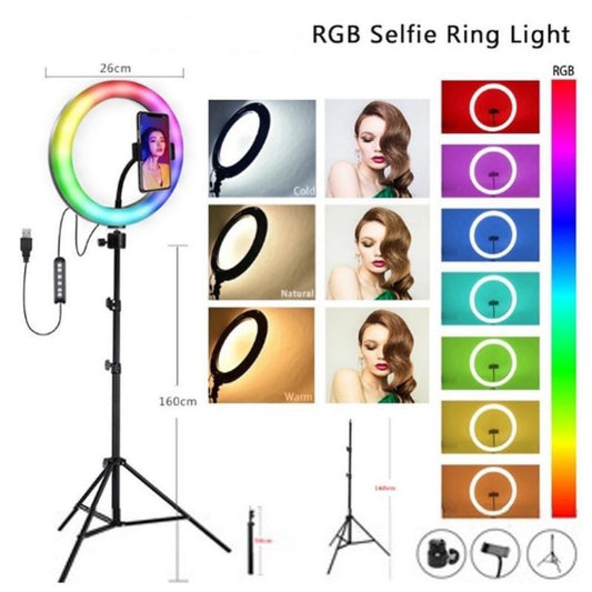 MJ26 - RGB Desktop Soft LED Ring Light