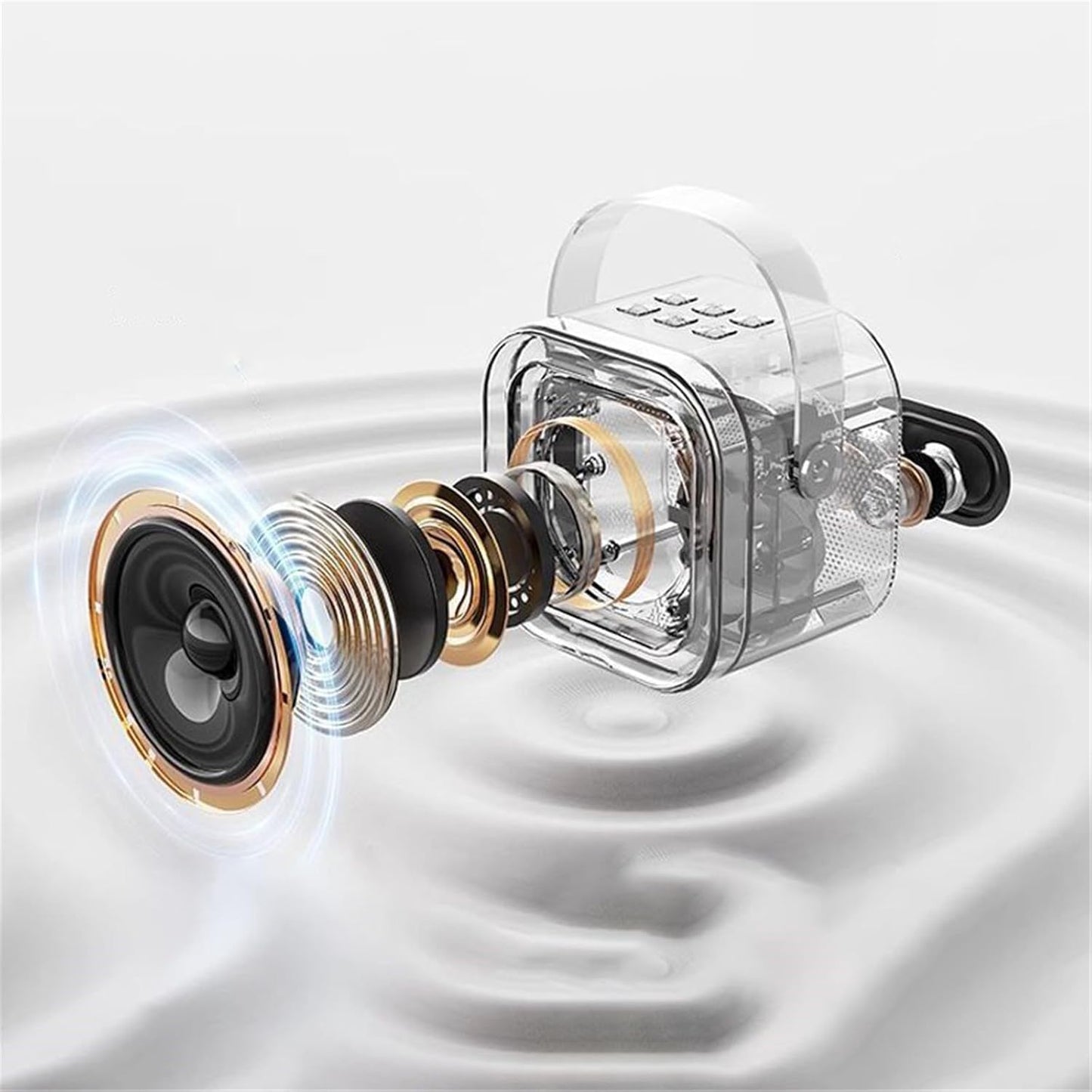 Light-Up Bluetooth Karaoke Speaker with Remote & Dual Mics