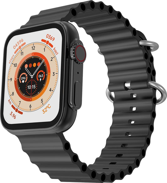 Fire-Boltt Super Nova AMOLED Smartwatch with Bluetooth Calling, 1.78” Always-On Display, Health Tracking & Smart Notifications – Unisex
