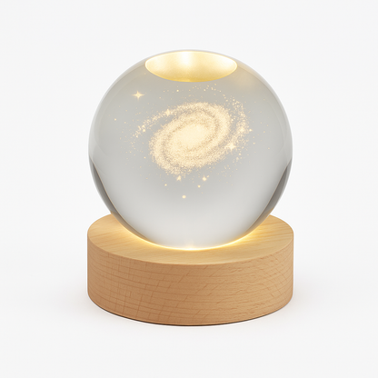 Glowing Crystal Lamp