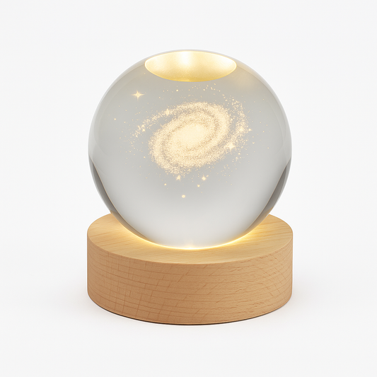 Glowing Crystal Lamp