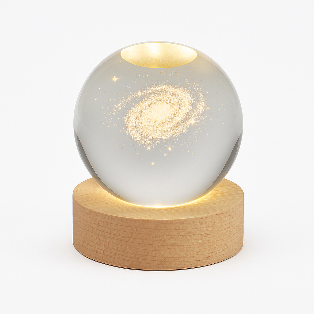 Glowing Crystal Lamp