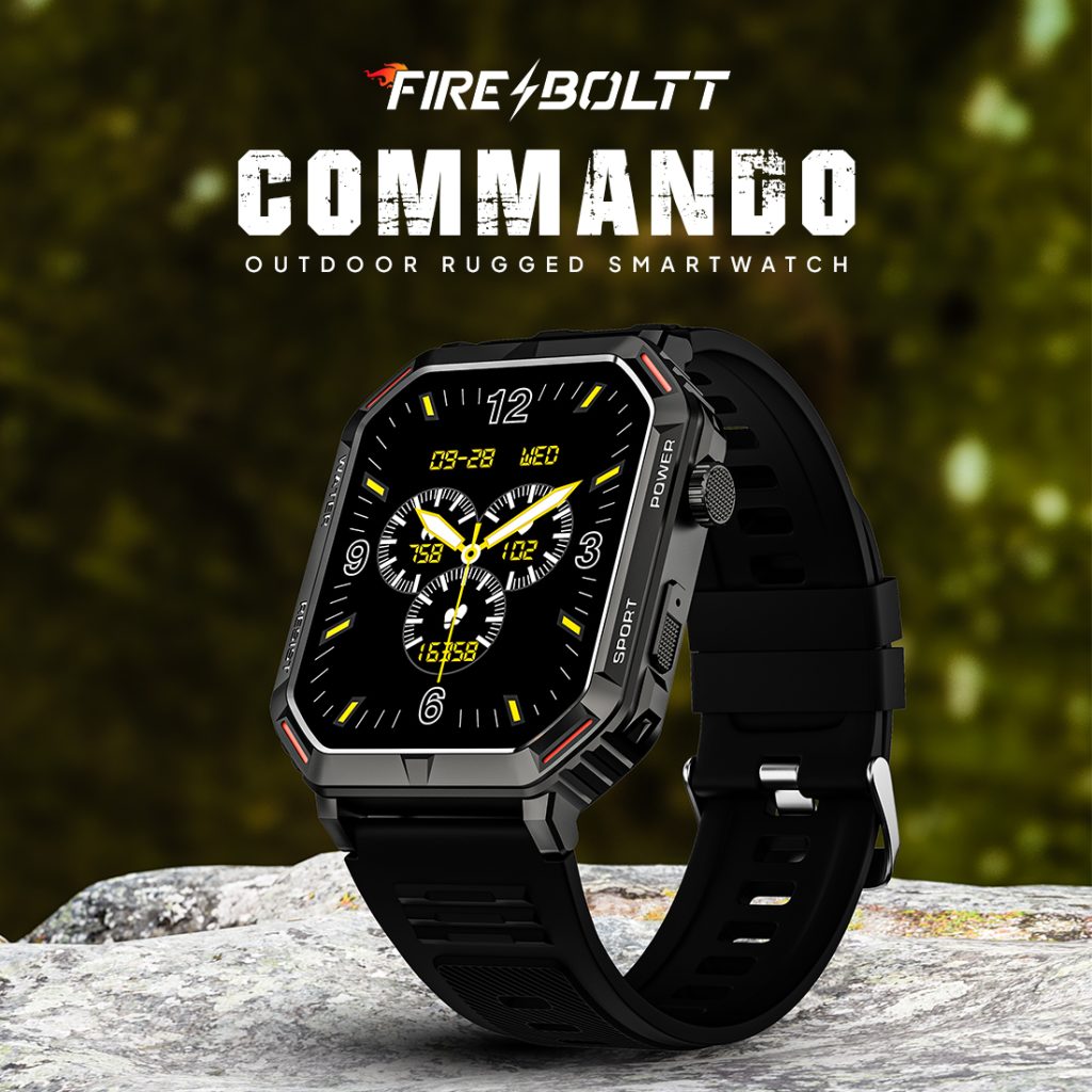 Fire-Boltt Commando Smartwatch – Rugged Power Meets Modern Smart Features
