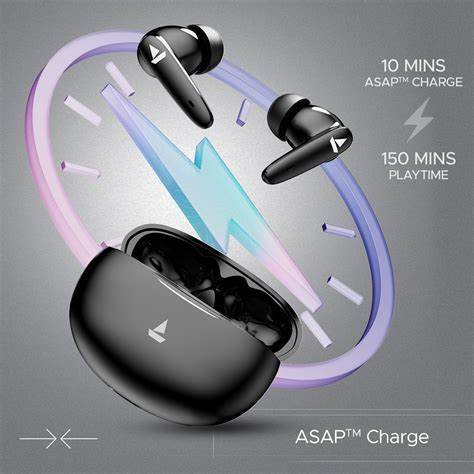 Boat Airdopes 161 Pro Buds | TWS Earbuds with ENx™ Noise Cancellation & ASAP Charge