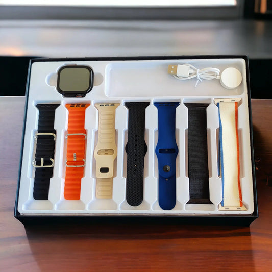 S10 Ultra 7-in-1 Smartwatch – Bluetooth Calling, OLED Display, Fitness & Sleep Tracker