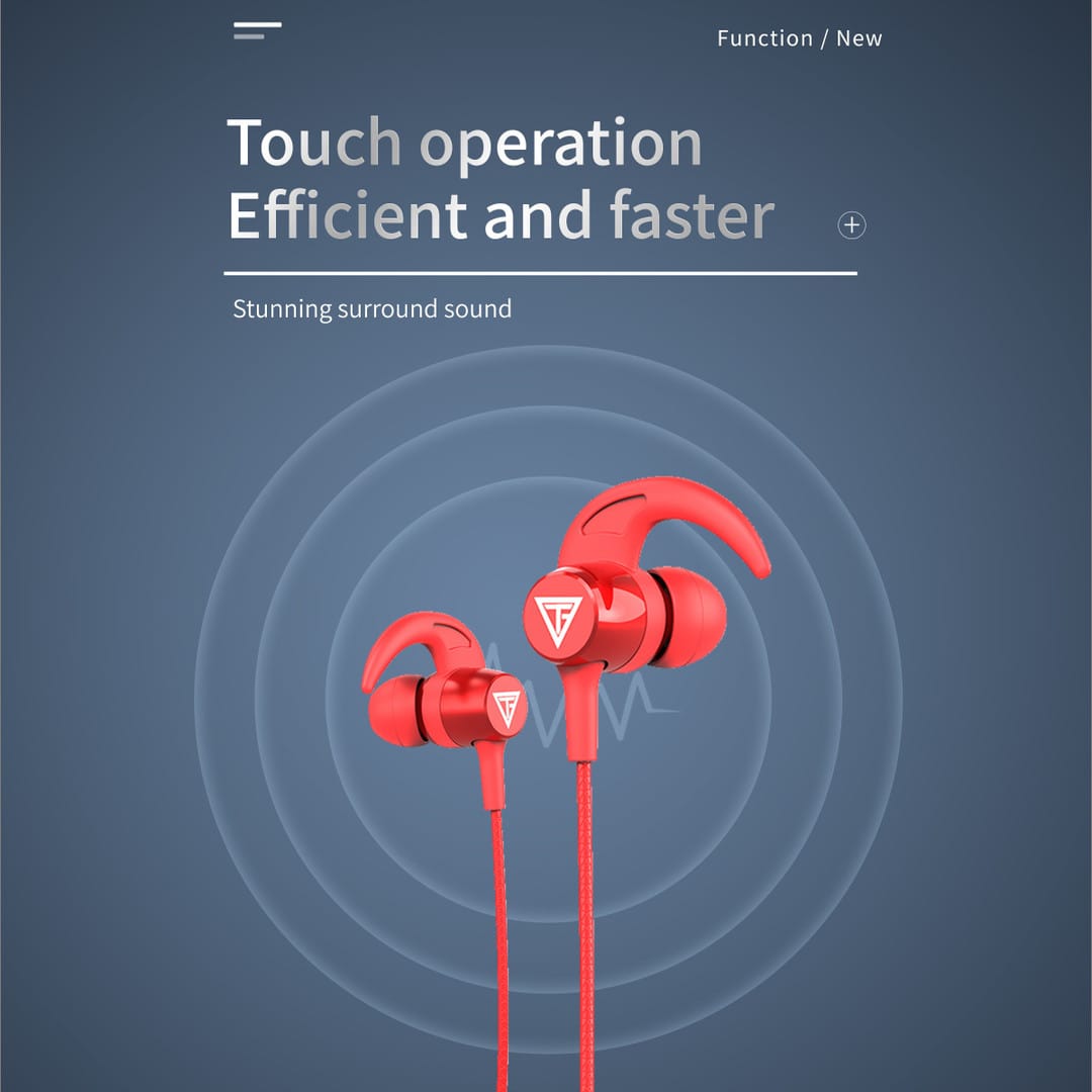 Techfire: Wireless Bluetooth Headset with Strong Bass