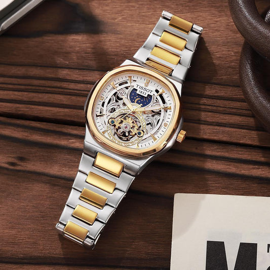 Tissot Sun-Moon Automatic T-complication  Mechanical Manual-winding Open Dial Men's Watch