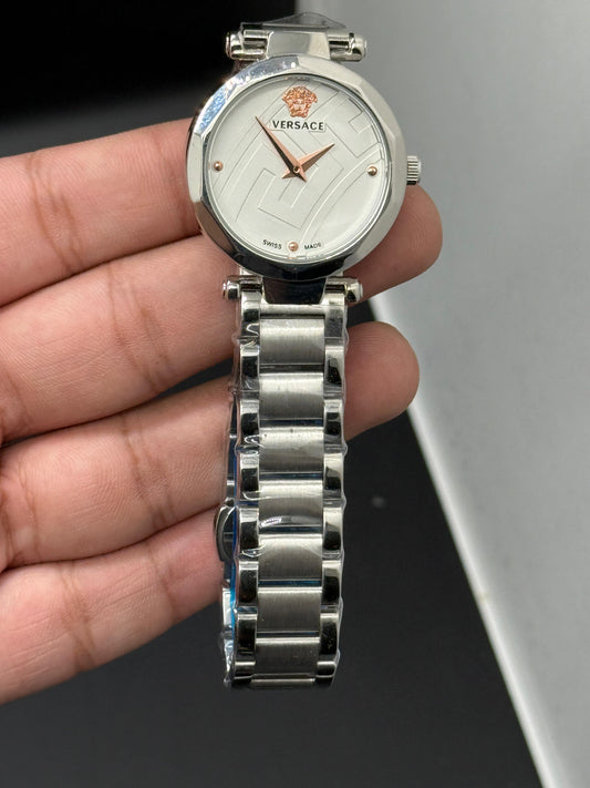 Versace Vr Silver bracelet for Ladies- 38mm Dial with sapphire glass