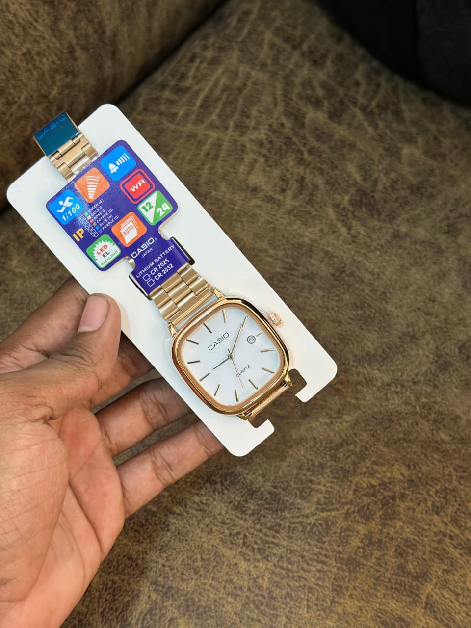 CASIO Elegant Gold-Tone Quartz Watch