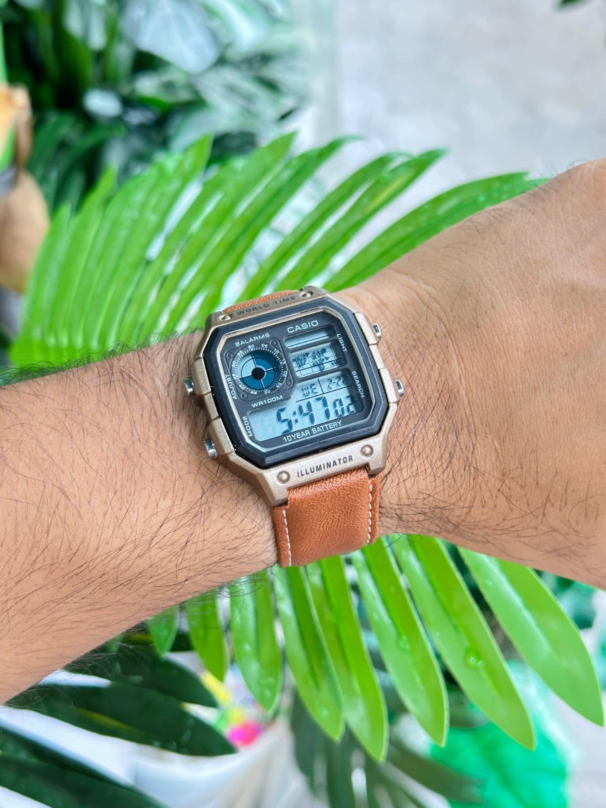 Casio Vintage Digital Watch – World Time Edition