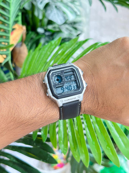 Casio Vintage Digital Watch – World Time Edition