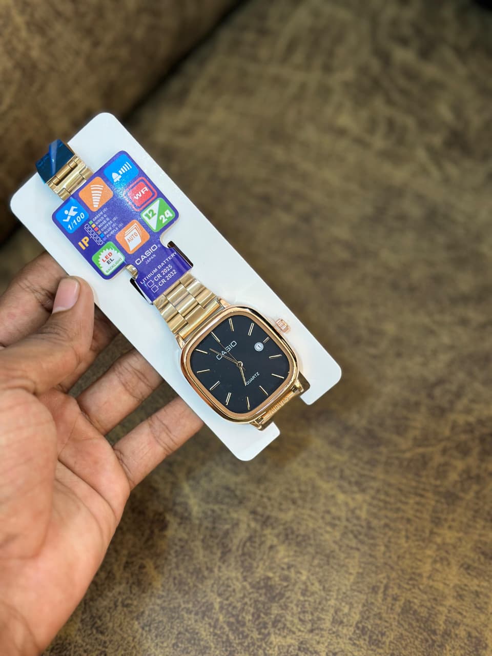 CASIO Elegant Gold-Tone Quartz Watch