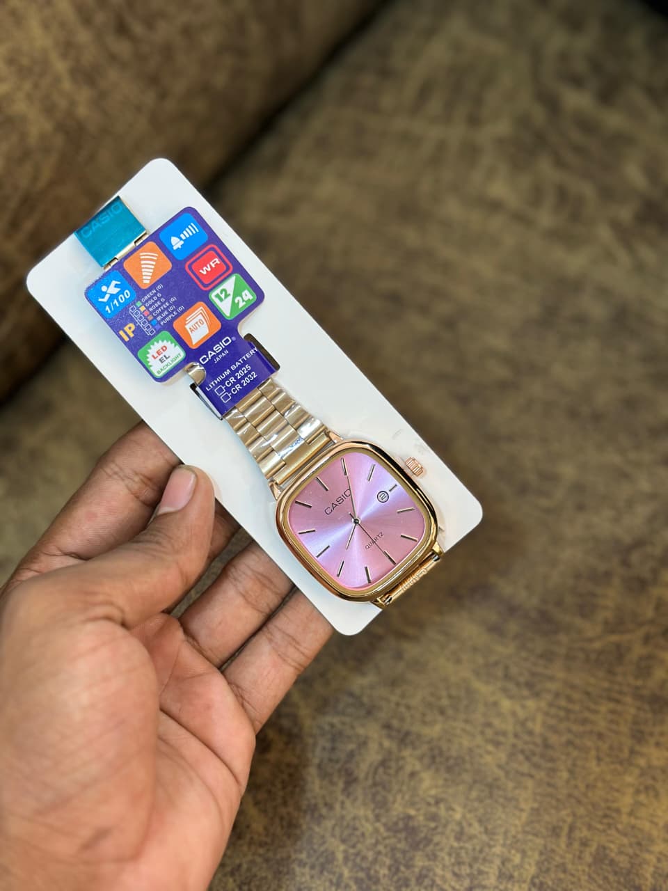 CASIO Elegant Gold-Tone Quartz Watch