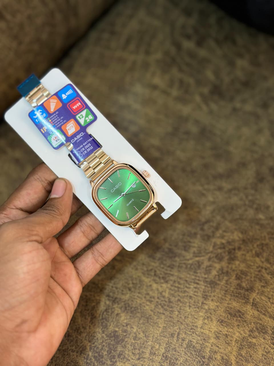 CASIO Elegant Gold-Tone Quartz Watch