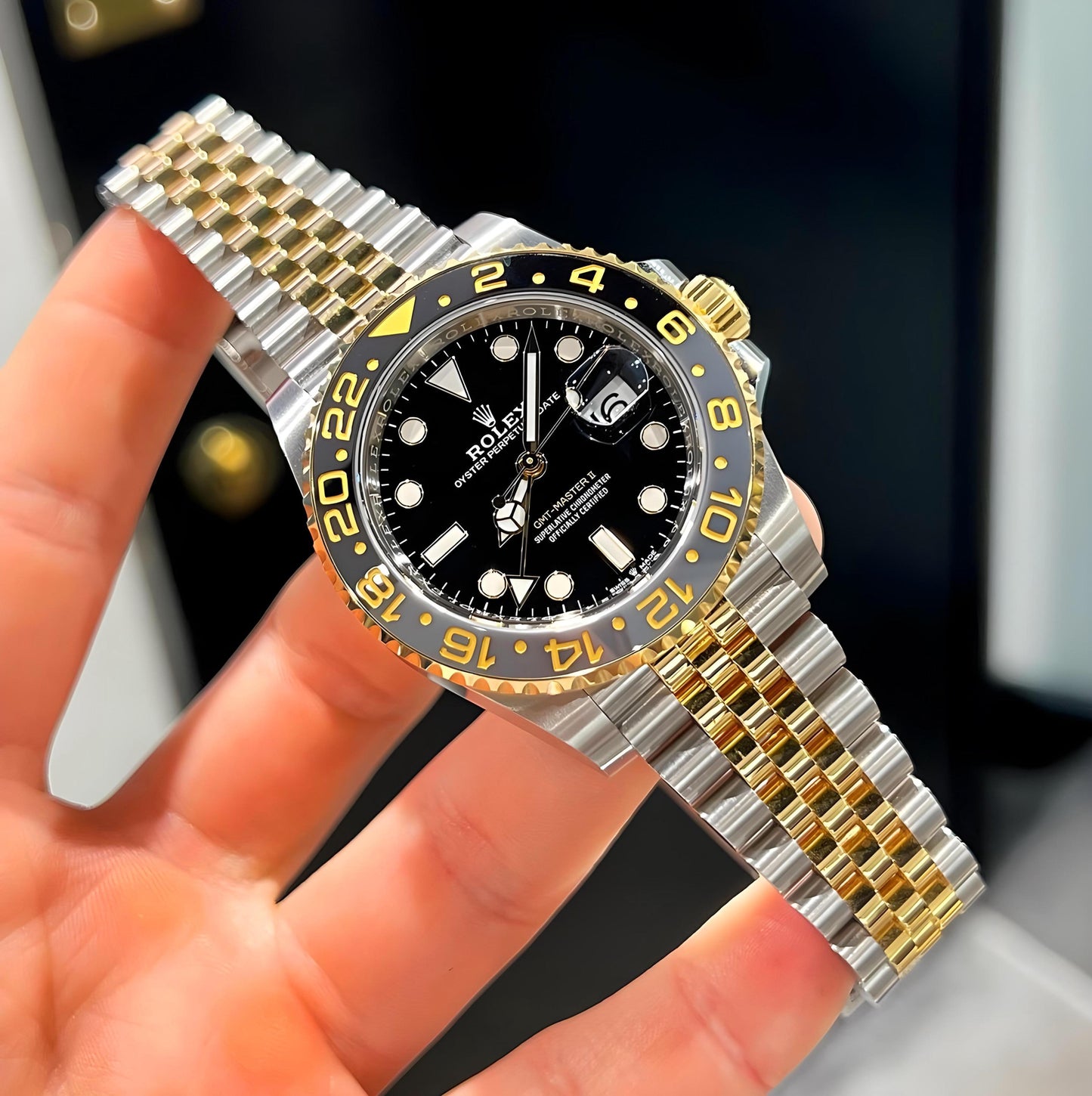 Rolex GMT-Master II – Two-Tone Black & Gold Edition