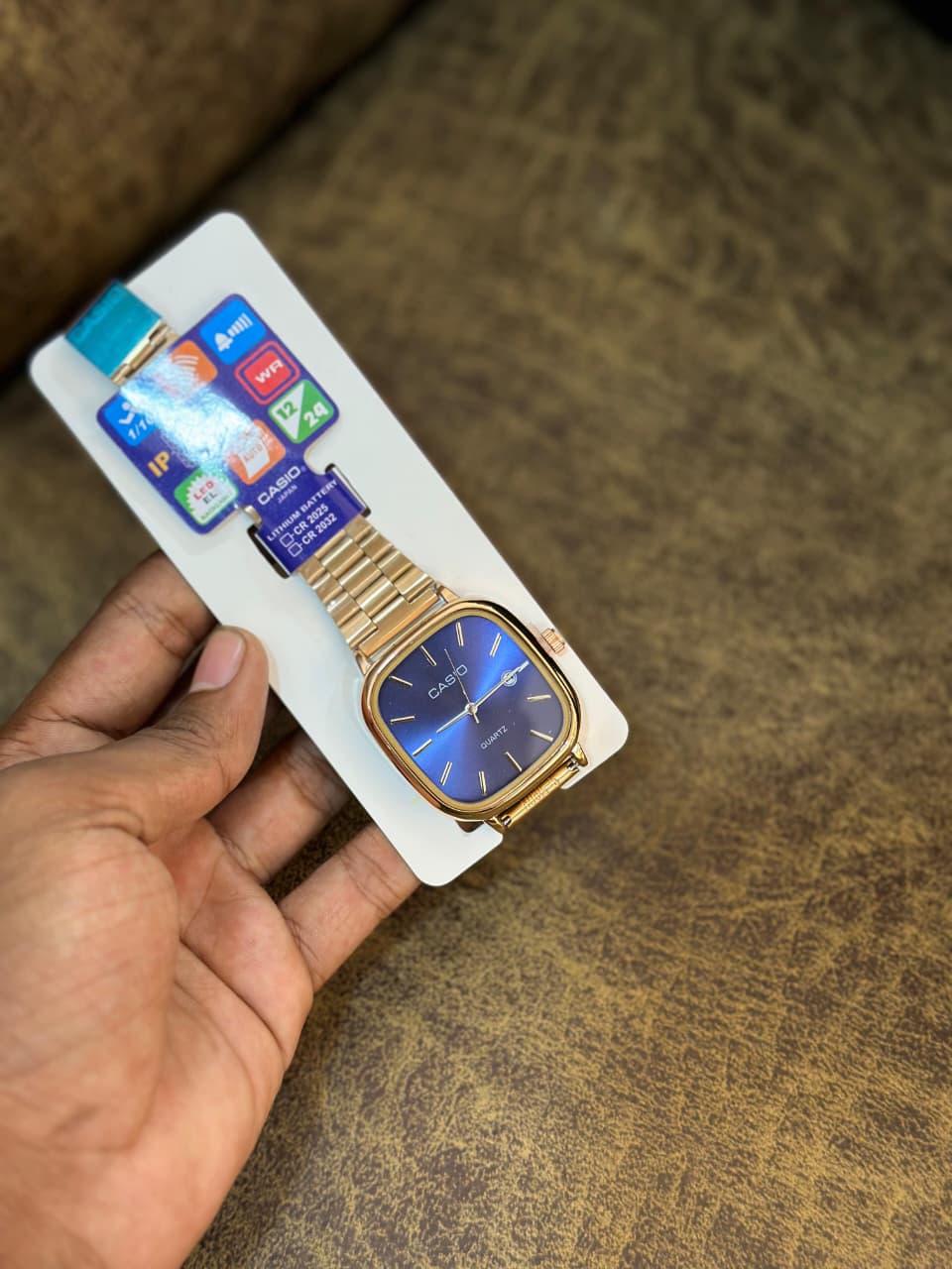 CASIO Elegant Gold-Tone Quartz Watch