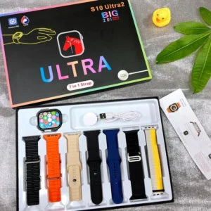 S10 Ultra 7-in-1 Smartwatch – Bluetooth Calling, OLED Display, Fitness & Sleep Tracker