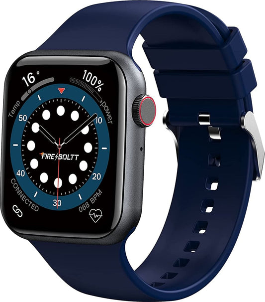 Fire-Boltt Ring Plus Bluetooth Calling Smartwatch with 1.83" Display, SpO2, Heart Rate, Sports Modes – Unisex (Black)